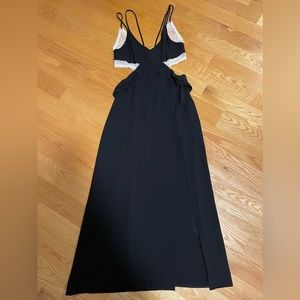 Zara Lingerie Slip Midi Dress